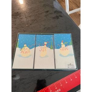 Vintage “Peace be with you this season “ Christmas Cards Box of 18 ~NEW~